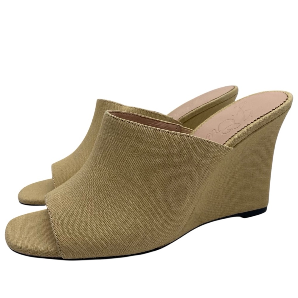 J. Crew Womens Shoes Bianca Woven Wedge Sandals Sz 10.5 Casual Feminine Chic